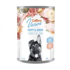 Calibra Dog GF Verve Junior Turkey & Lamb (Latas) 6 x 400 gr