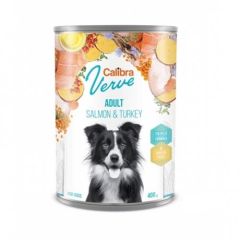 Calibra Dog GF Verve Adult Salmon & Turkey (Latas) 6 x 400 gr