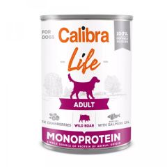 Calibra Dog Life Adult Boar & Cranberries (Latas) 6 x 400 gr
