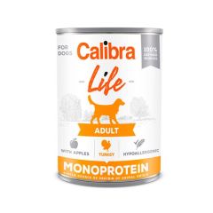 Calibra Dog Life Adult Turkey & Apple (Latas) 6 x 400 gr