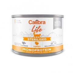 Calibra Cat Life Sterilised Turkey (Latas) 6 x 200 gr