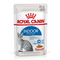 Royal Canin Cat Indoor Salsa (Saquetas) 85 gr x 12