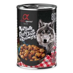 Alpha Spirit Almôndegas de veado e alecrim 400 g x 6