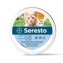 Coleira antiparasitária Seresto para gatos