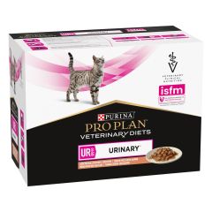Purina Veterinary Diets Gato UR Urinary Salmão 85 gr x 10 (Saquetas)