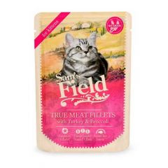 Sam's Field Kitten Turkey & Brocoli (Saquetas) - 24 x 85 gr