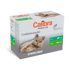 Calibra Cat Salmón Hígado Multipack (Saquetas) 12 x 100 gr