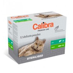 Calibra Cat Sterilised Multipack (Saquetas) 12 x 100 gr
