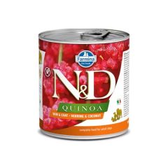 Farmina N&D Quinoa Skin Coat Codorna (Latas) 285 gr x 6