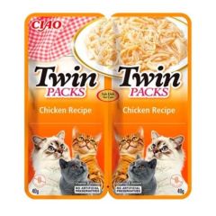 Churu Cat Twin Chicken in Chicken Broth - 12 x 80 gr (Envio 3 - 5 dias)