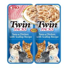 Churu Cat Twin Tuna & Chicken in Scallop Broth - 12 x 80 gr (Envio 3 - 5 dias)