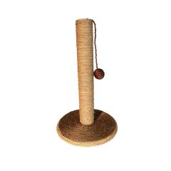 Raspador com poste e bola castanho 30x30x46 cm Arquivet