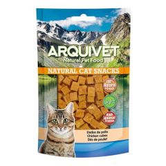 Snack gato - Cubos de frango - 50 g Arquivet