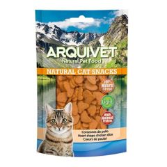Snack gato - Corações de frango - 50 g Arquivet
