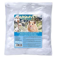 Algodão para hamsters branco Arquivet 30 g