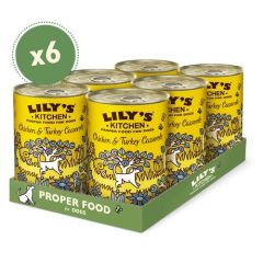 Lily's Kitchen Chicken & Turkey Casserole Tin 6X400 Gr (Envio 3 - 5 días)