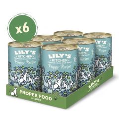 Lily's Kitchen Puppy Recipe With Turkey, Duck & Kale Tin 6X400 Gr (Envio 3 - 5 días)