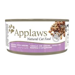 Applaws Cat Lata Cavala e sardinha(70 gr x 24)