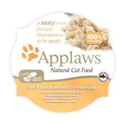 Applaws Cat Terrine Peito de frango e pato (60 gr x 10)