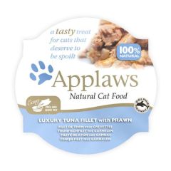 Applaws Cat Terrine Bife de atum e camarão (60 gr x 10)