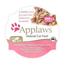Applaws Cat Terrine Atum e caranguejo (60 gr x 10)