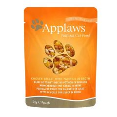Applaws Cat Sachês Frango & Abóbora (70 gr x 12)