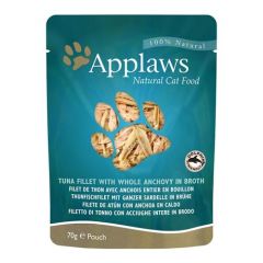 Applaws Cat Sachê atum com anchova inteira (70 gr x 12)