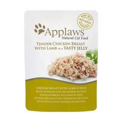 Applaws Cat Sachês Frango e cordeiro em geleia (70 gr x 16)