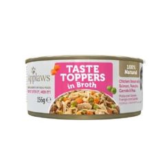 Applaws Dog Taste Toppers in Broth Chicken, Salmon & Vegetables (Boîtes) 156 gr x 12