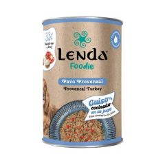 Lenda Dog Foodie Provencal Turkey (Latas) - 400 gr x 12