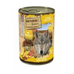 Natural Greatness Dog Canguru com Ananás, Manga e Spirulina (Cans) 400g x 6