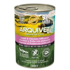 Arquivet Wet Dog Food Adult Lamb & Chicken (Latas)