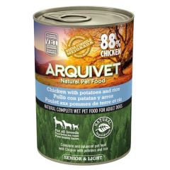 Arquivet Wet Dog Food Senior & Light Chicken (Latas)