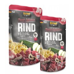 Belcando Dog noodles com carne de vaca e aboborinha (Saquetas)