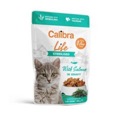 Calibra Cat Life Sterilised Salmon in Gravy (Saquetas)