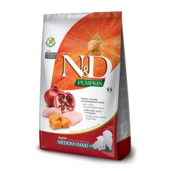 Farmina N&D Grain Free Pumpkin Puppy Medium Maxi Frango