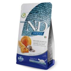 Farmina N&D Grain Free Ocean Arenque e Abóbora Gato