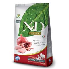 Farmina N&D Prime Grain Free Adult Medium - Maxi Frango e Romã Cães