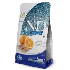 Farmina N&D Grain Free Ocean Arenque & Laranja Gato