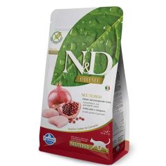 Farmina N&D Prime Grain Free Neutered Frango e Romã gato