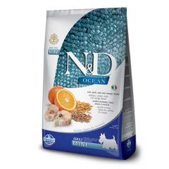 Farmina N&D Ocean Adult Mini Bacalhau e Laranja Low Grain Cães