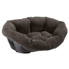 Cama Cães Ferplast Sofa Prestige Cinza