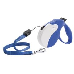 Correia extensible Ferplast Amigo Cordón Azul Branco