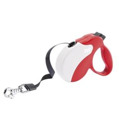Correia extensible Ferplast Amigo Cinta Vermelho Branco