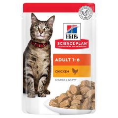 Hill's Feline Adult Frango (Saquetas)
