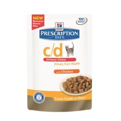 Hill's Prescription Diet C/D Urinary Stress Felino (Saquetas)