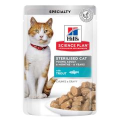 Hill's Science Plan Feline Sterilised Trout (Saquetas)