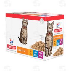 Hill's Feline Adult Chicken, Fish & Beef (Saquetas)