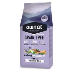 Ownat Grain Free Prime Sterilized Fish Cat (Envio 3 - 5 dias)