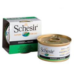 Schesir Gato Atum e Algas em Gelatina (Latas)